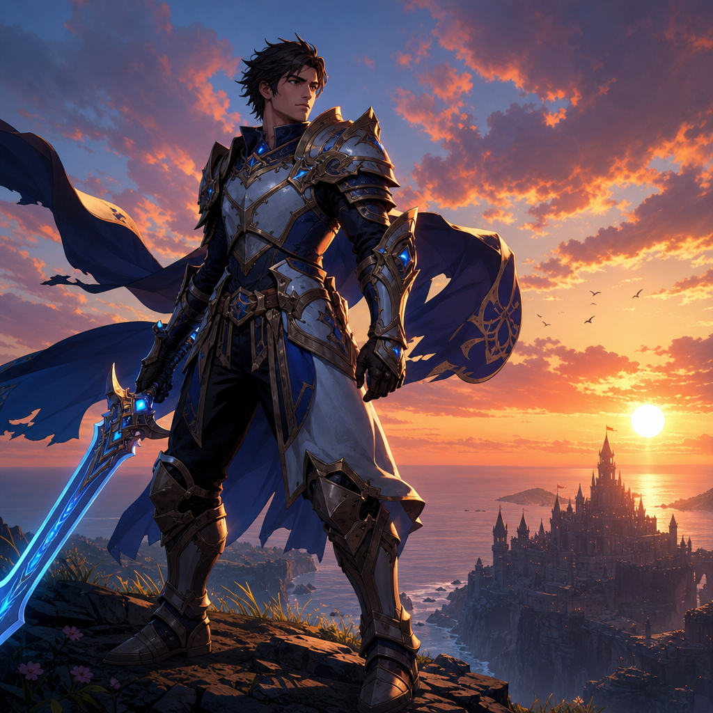 Stylized fantasy character